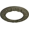 Ekena Millwork Ribbon with Bow Ceiling Medallion (Canopies up to 7 1/2"), 12 1/4"OD x 7 1/2"ID x 7/8"P, Witch Hazel CM12RIWHF - alternate 3
